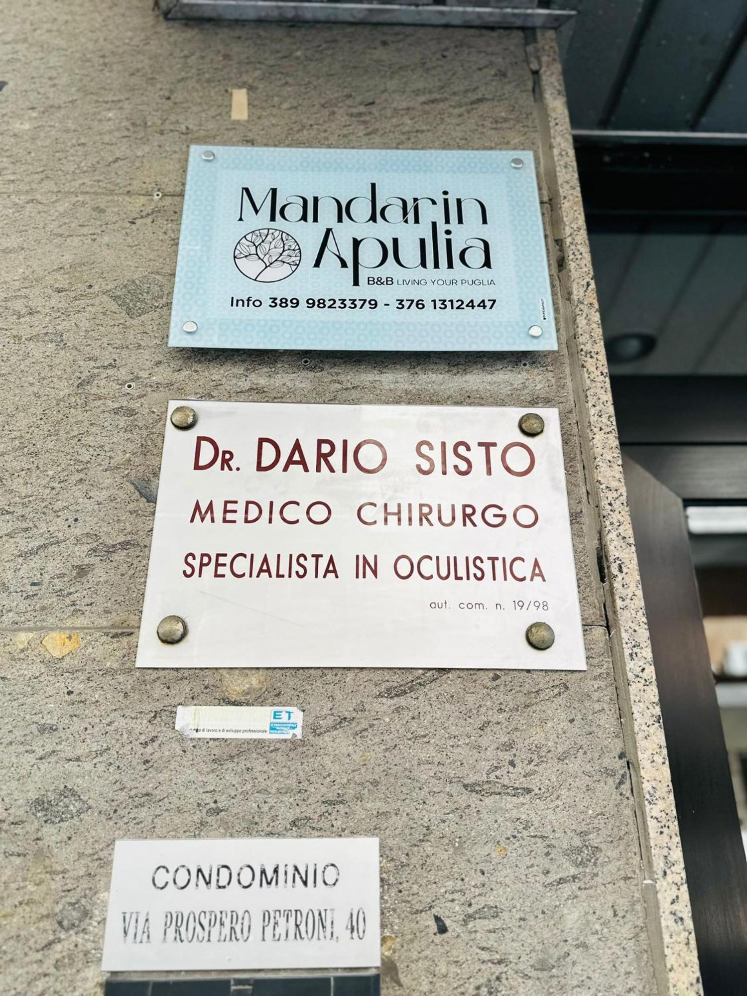 Mandarin Apulia B&B Μπάρι Εξωτερικό φωτογραφία